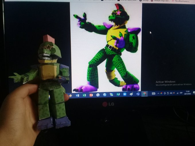 Pablo_2007_Fer's tweet photo. ROCK N ROLL!
#Monty #montgomerygator #FNaFPF #FNaF #fnafsecuritybreach  #fnaffanart https://t.co/C1nFurTcNR