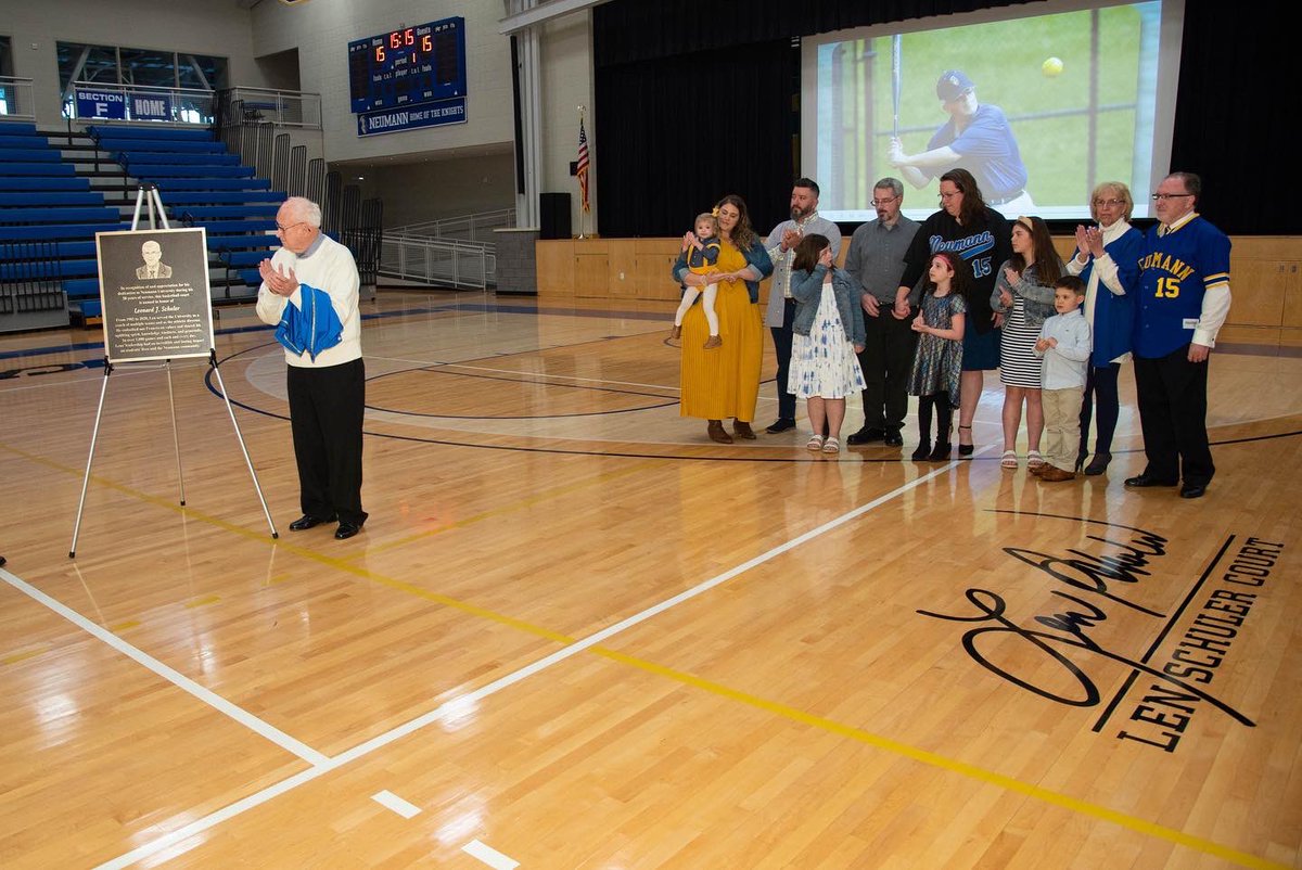 NeumannUniv's tweet image. Forever Home❤️

Forever The Len Schuler Court❤️