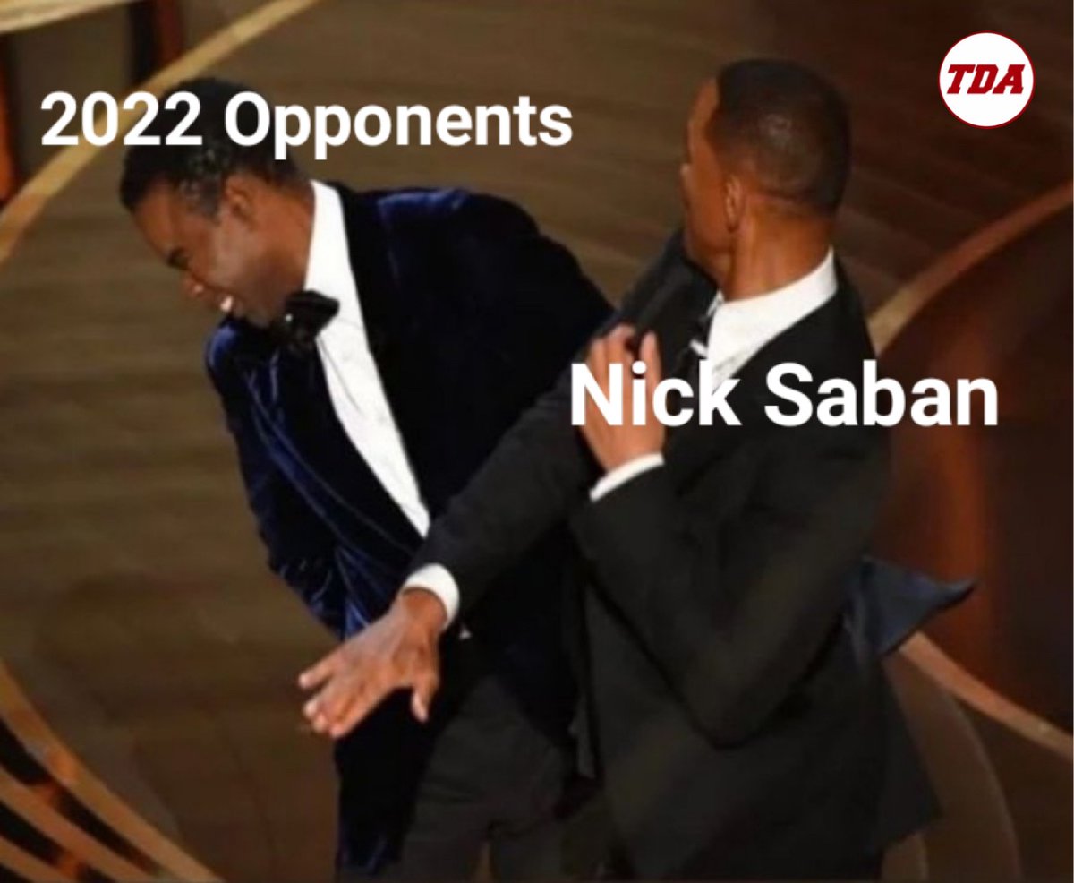 It's going to be a long year for Alabama opponents.