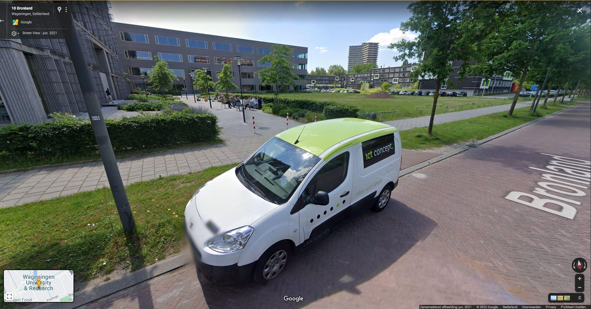 Wat leuk dat men het ICT Concept busje op google maps kan spotten.😊. Je treft ons ook overal! #landelijkedekking #ICTConcept