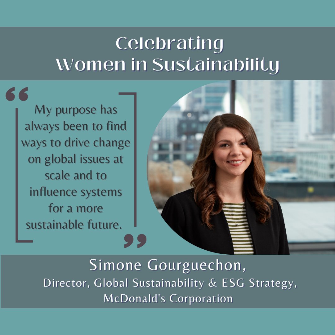 For #WomensHistoryMonth we’re featuring some of the inspiring women who are working toward a more sustainable world. 
For our latest post, we spoke with <a href="/Simone_Emilie/">Simone Emilie</a>, Director, Global Sustainability &amp; ESG Strategy, <a href="/McDonaldsCorp/">McDonald's Corporation</a>
worldwildlife.org/blogs/sustaina…