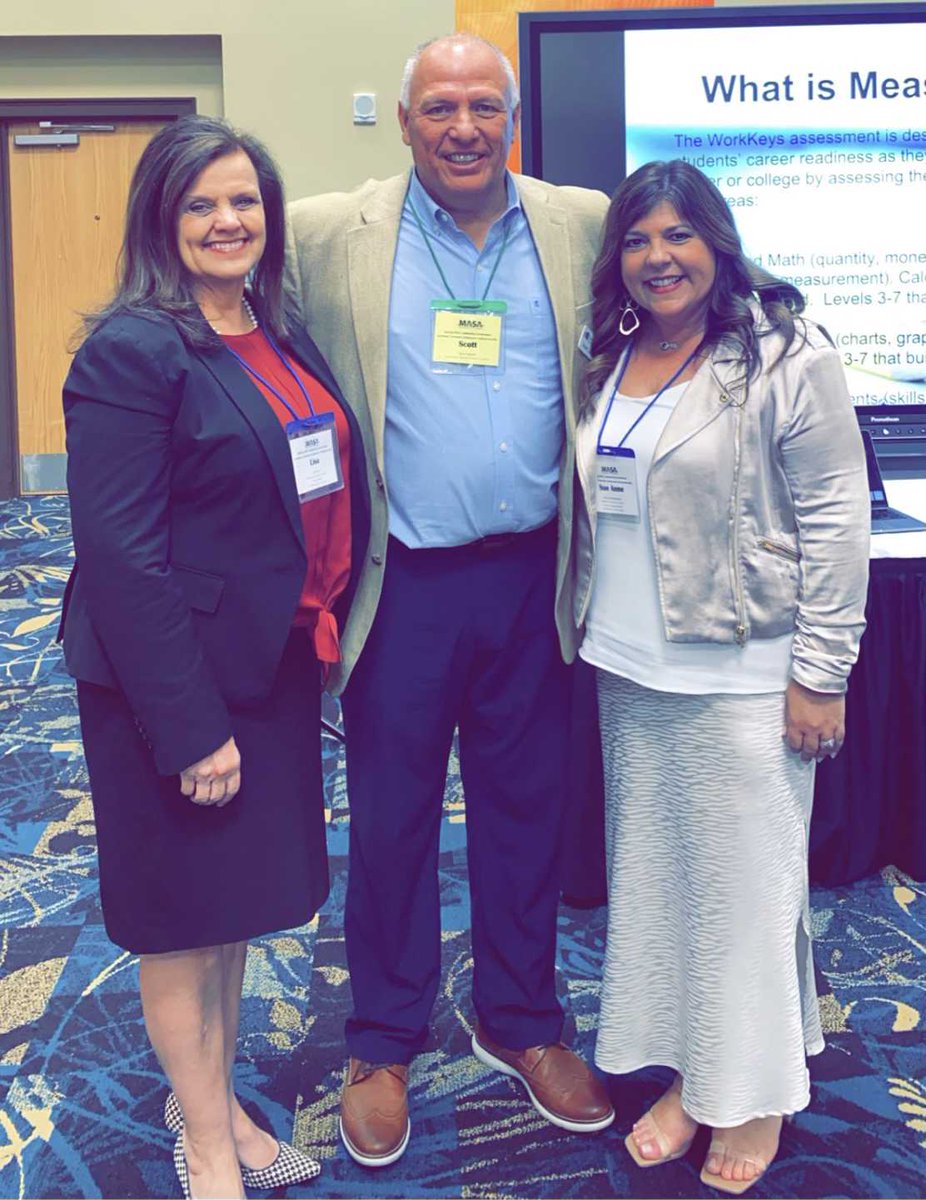 LisaCoxHull's tweet photo. Great session this morning at @MASAforMS with Dr. Hull, ⁦@Phila_Tornadoes⁩
along with @PerformanceBa13 on ACT Workkeys &amp; Performance Data implementation for academic student success! @87scottcantrell ⁦⁦@sueanneboatman⁩ #GrowingExcellenceWithEverything https://t.co/qZiEpTpAAc