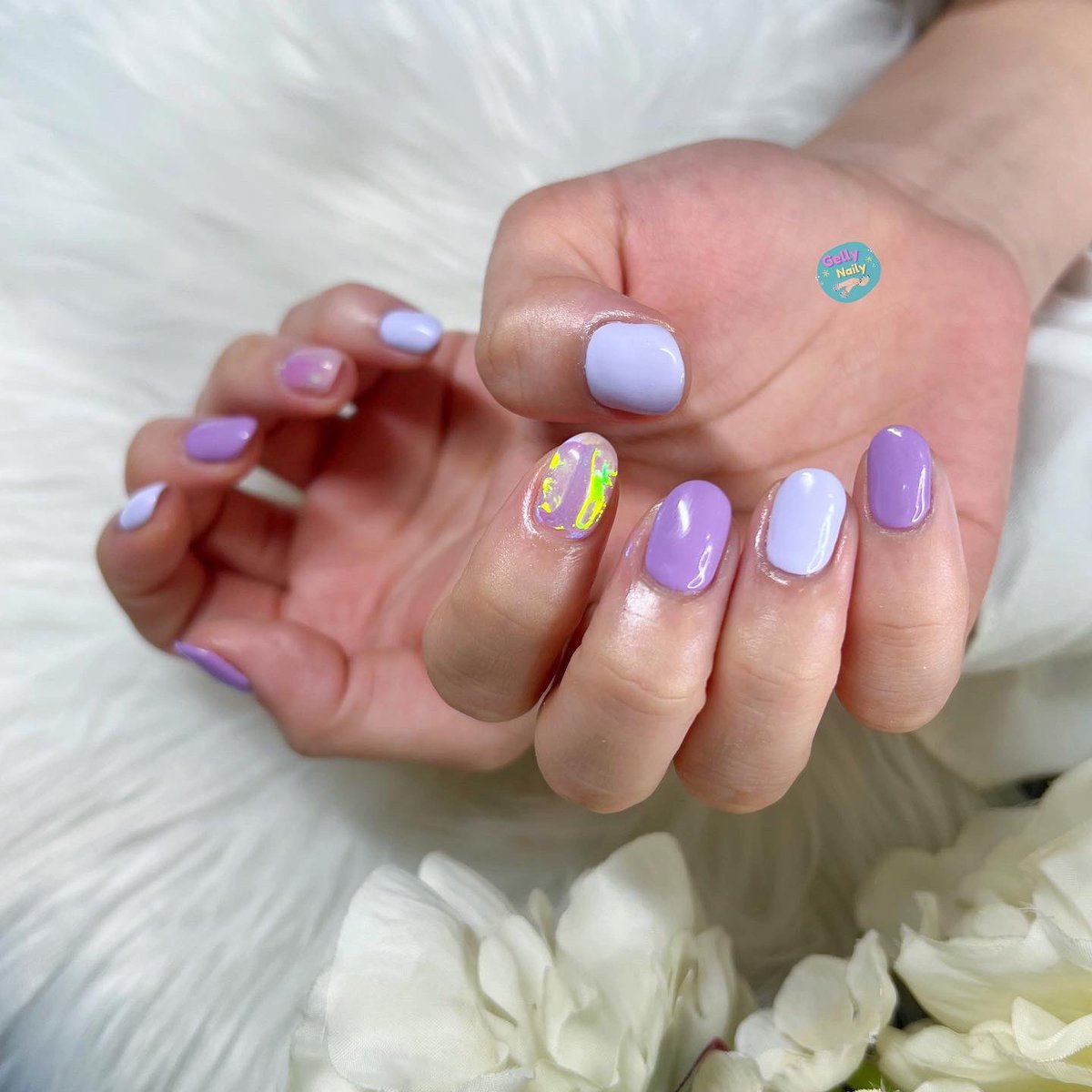 gellynaily's tweet photo. Purple Tone 🚺🔮💜💟 #nails #nailart #ร้านทำเล็บ #ร้านทำเล็บรัชโยธิน #แบบเล็บ #เล็บเจล #เล็บปลอม #เล็บเจลสวย #เล็บเจลปลอม #ทําเล็บเจล https://t.co/xH1SrcUDEu