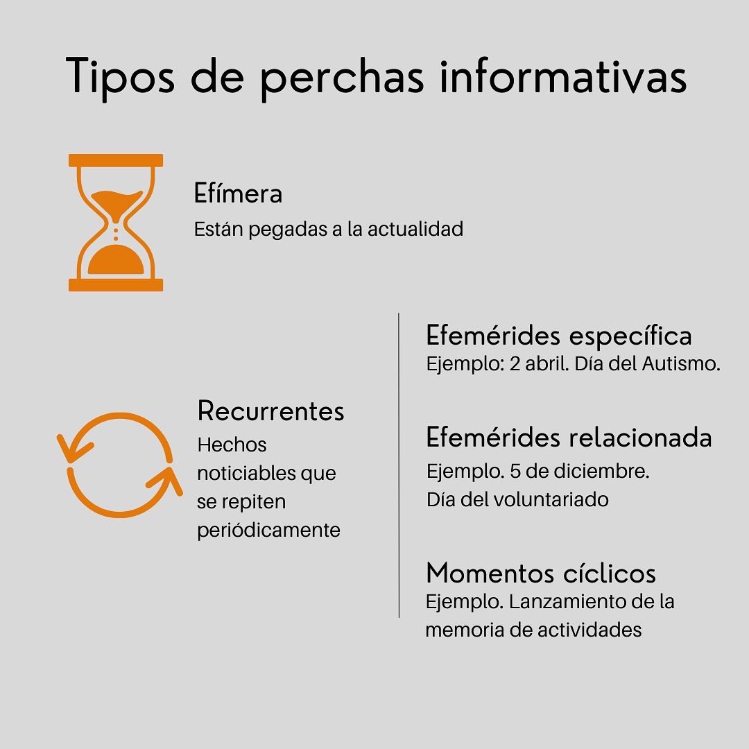 Como profesionales de la comunicación en ONG, debemos servimos de la actualidad como gancho 🪝 para presentar una historia que sea la “excusa” para hablar de nuestras actividades hacia los colectivos con los que trabajamos. #perchainformativa #prensa