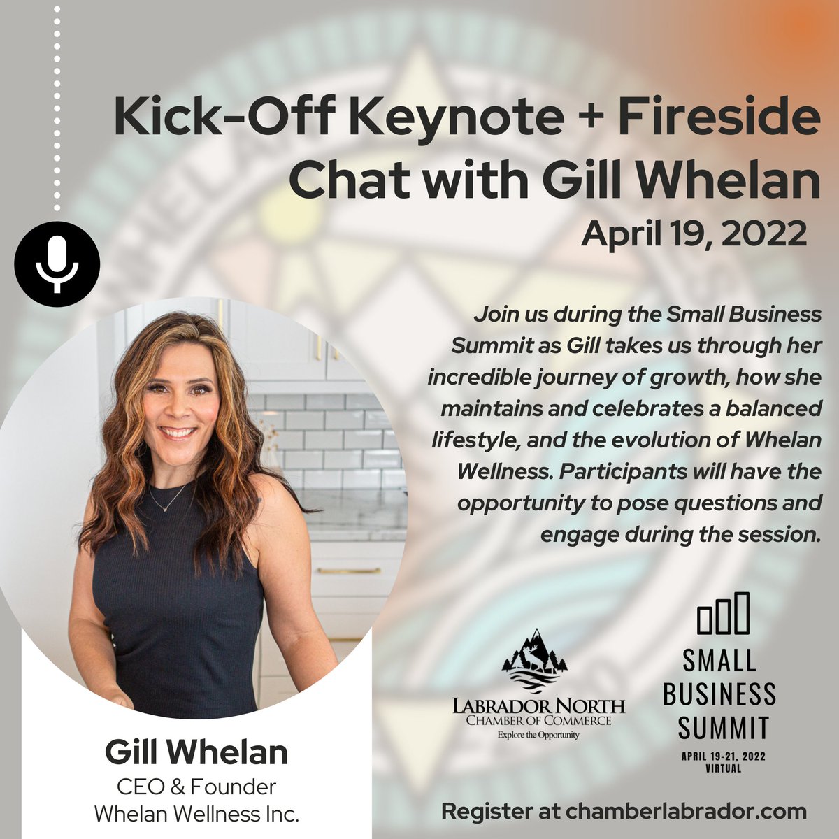 #SBS2022 SPEAKER HIGHLIGHT ✨
Register for our Kick-Off Keynote + Fireside Chat with Gill Whelan to hear more about her incredible journey of growth + the evolution of @WhelanWellness Inc! Register here: lnkd.in/dmGQ9VaS
#event #smallbusiness #business #training #SME