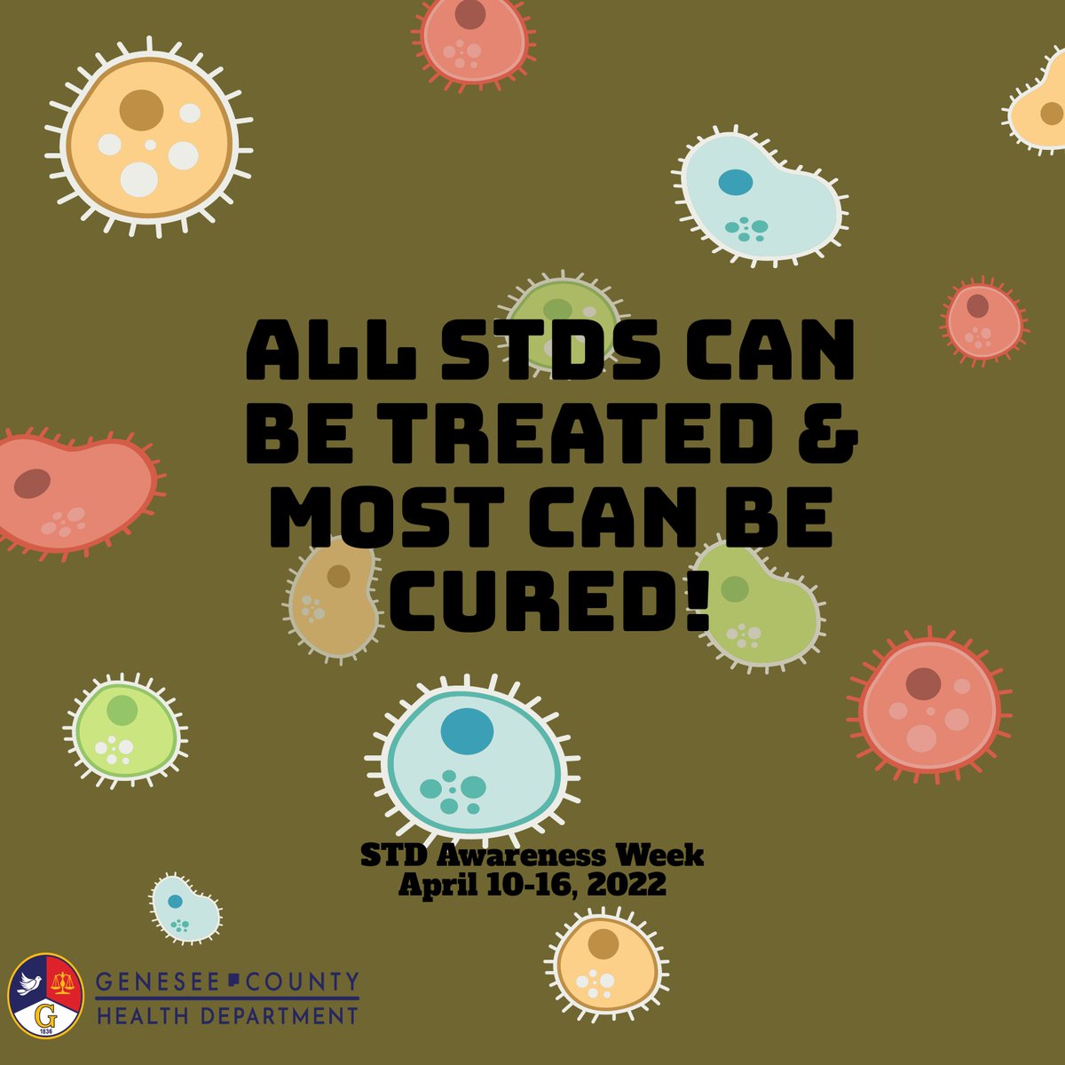 STD Awareness Week brings attention to the importance of STD testing and helps reduce STD-related stigma, fear, and discrimination. STDs such as chlamydia and gonorrhea can be completely cured. Call 810-237-4538 to schedule an appointment to get tested today! #STDWeek