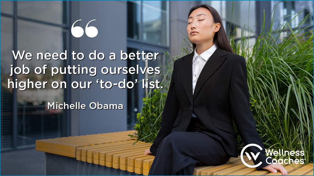 WC_USA's tweet photo. The former First Lady emphasizes the importance of #selfcare. How are you taking care of yourself this week? Itβs Monday - start the week off right by taking a few moments to yourself. #selfcareaware #motivationmonday https://t.co/4ZyGP5reWD