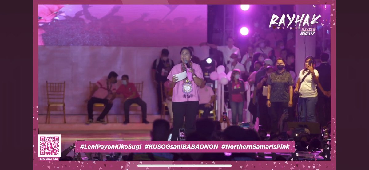 Chief_PJ's tweet image. Catarman Samar ang lakas nio kay VPLeni napgbigyan yung request nio na tanggalin ang facemask nia.

#SamaSamarTayongAangat #CalbayogIsPink #SamarIsPink
