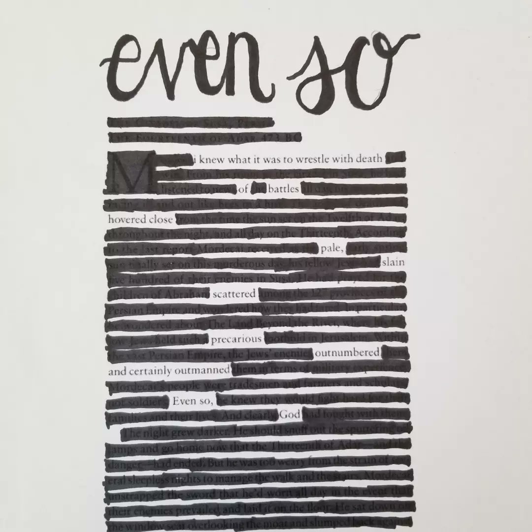 malindadjust's tweet photo. #FromLentToEaster
Blackout excerpt from my current fiction read, On This Foundation by Lynn Austin. https://t.co/RjCL4kwlvD