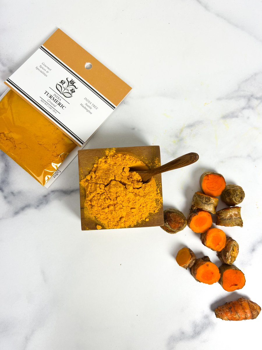 Were you aware of the many benefits of  Turmeric? Turmeric, a spice native to South Asia, known for its distinctive coloration and ginger scent:
1.Relieves headaches
2.Supports your immune system 
3.Boosts cognitive functions
4.Reduces anxiety 
#IndiaTree