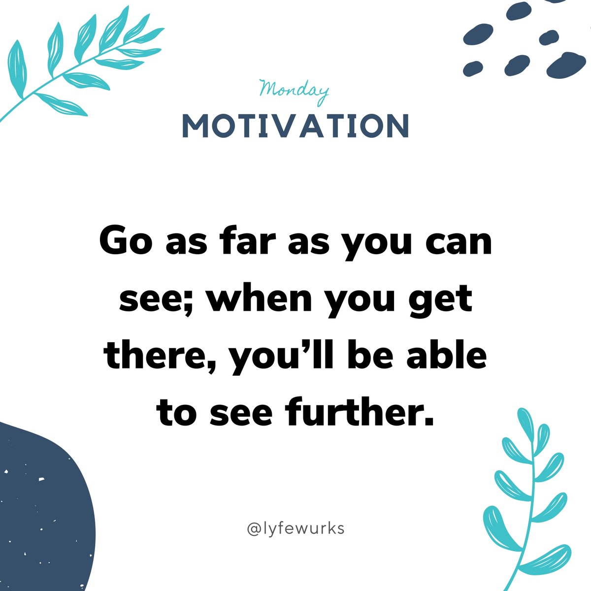 LyfeWurks's tweet photo. The horizon moves with you. No matter where you are, you can see only so far. When you move forward to the horizon, the horizon has moved as well. No matter how far you go, you can always go farther.
.
.
𝐋𝐞𝐚𝐫𝐧 𝐌𝐨𝐫𝐞: https://t.co/imNznlhbBV
.
.
#lyfewurks #impactmarketing https://t.co/eNCpdhATjm