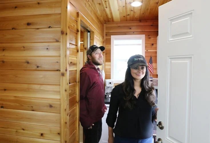 OpTinyHome's tweet photo. Thank you, Carisa Cegavske and Michael Sullivan at @nrtoday for joining us at our Gifting Ceremony and sharing this story. Click here to read the article: https://t.co/fLfxa1efho
#OperationTinyHome #Pack22
@Weyerhaeuser https://t.co/w9LdzEFOjS