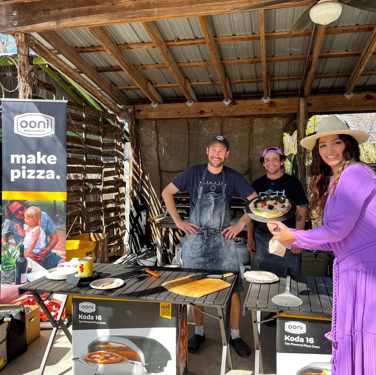 OoniHQ's tweet photo. This weekend, Ooni threw a pizza party with @iamcamilaalves for the launch of her new children’s book #JustTryOneBite! https://t.co/5I9o1pJ4hX