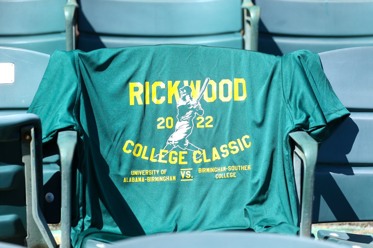 UAB_Baseball's tweet photo. Making history at America's Oldest Baseball Park ⚾️

We're honored to play in the inaugural Rickwood College Classic on Wednesday against Birmingham-Southern.

#WinAsOne | #RickwoodCollegeClassic https://t.co/E014FKPuqi