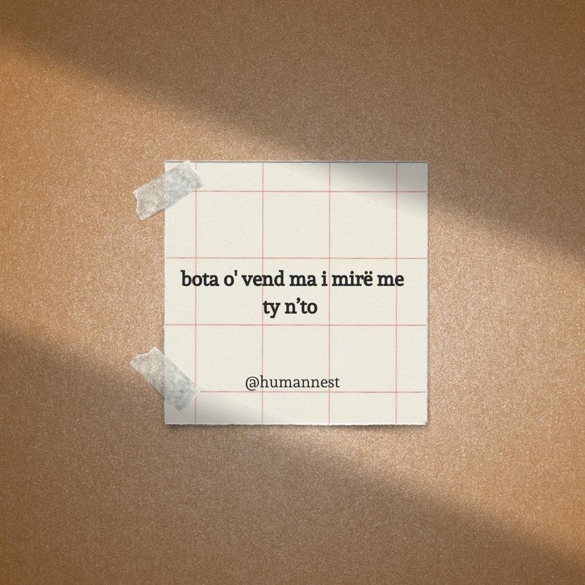 sa mirë që je këtu 🌏🤍