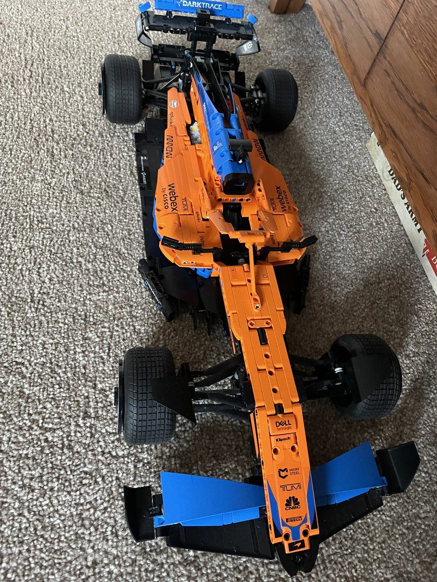 mrsjhooker's tweet photo. @McLarenF1 My 12 year old McLaren mega fan finished his yesterday (with a little help from his dad!) https://t.co/NO7blsRoZ2