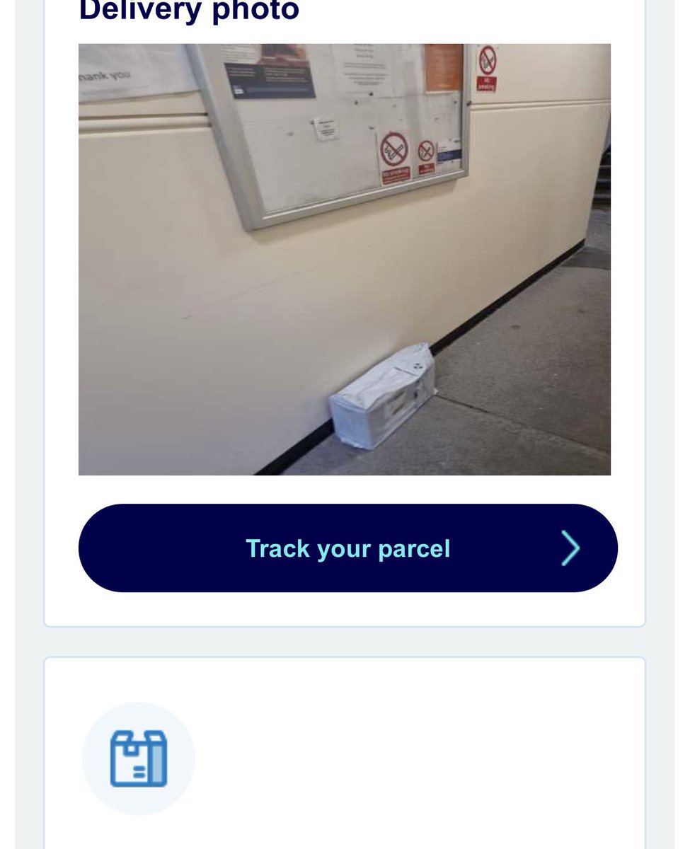 robwalker1703's tweet photo. @lovellsoccer I’m hoping my parcel is still in my communal hallway. As your terrible courtier classes this as proof of delivery when I’m not even home to recieve it https://t.co/77OgjquNhf