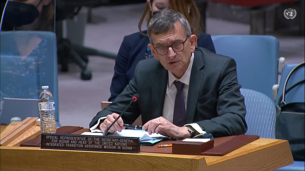 1 - 6
من إحاطة مبعوث الأمين العام للأمم المتحدة الخاص إلى السودان فولكر بيرتس @volkerperthes أمام مج...