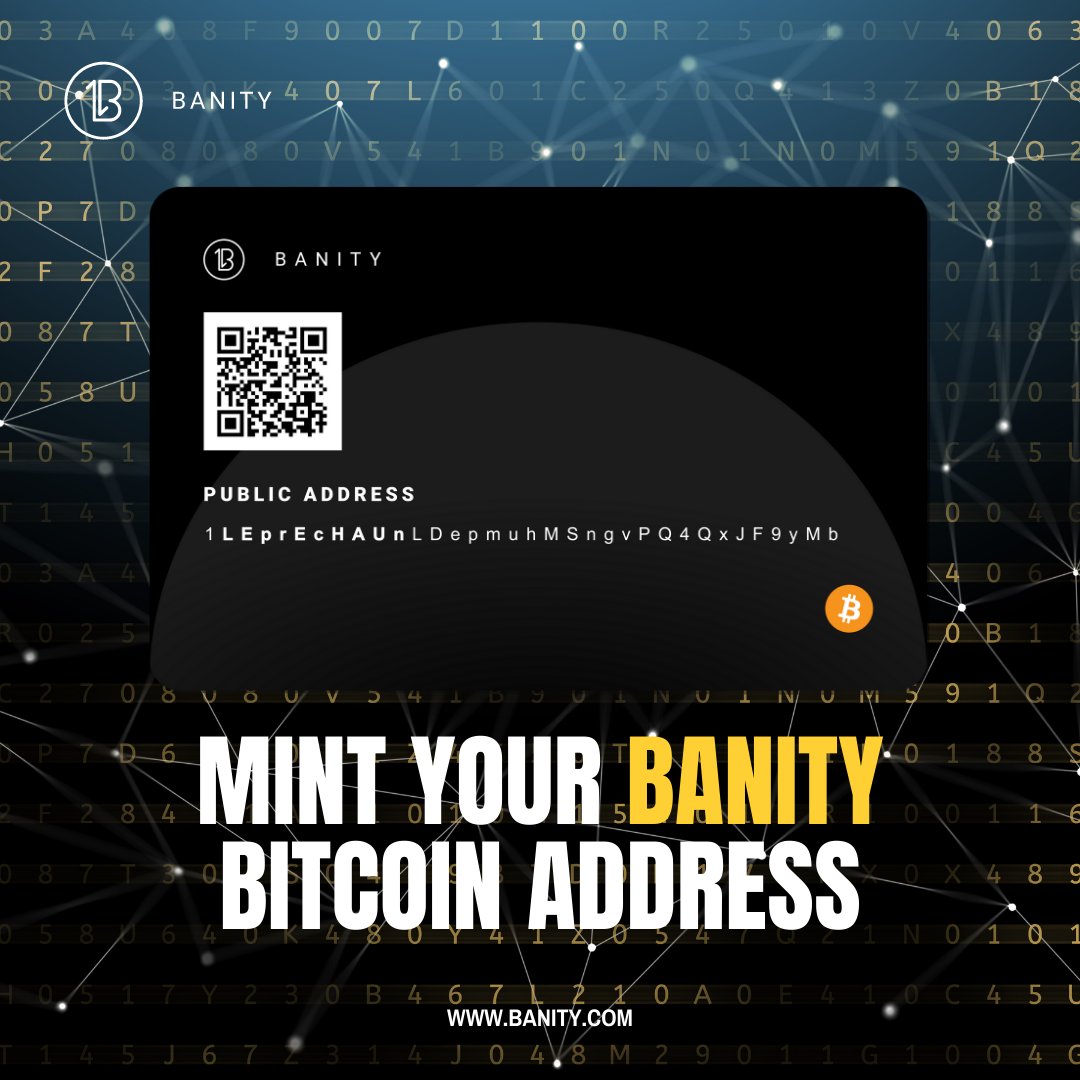 BanityNFT's tweet photo. - LEpreChauN - 10 CHAR Vanity Address - Black CARD

#Mint your Banity Bitcoin address now on : https://t.co/gOQq17yzzS

Price 0.5 Eth only 

#Banity #Vanity  #NFTLaunch #Opensea #Btc #Bitcoin #Eth #Blockchain #leprechaun  #NFTBTC https://t.co/KQqMFGd29V