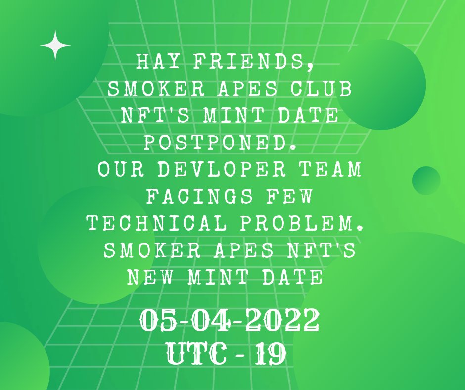 SmokerApesClub's tweet photo. https://t.co/0AtqVyrmT4
