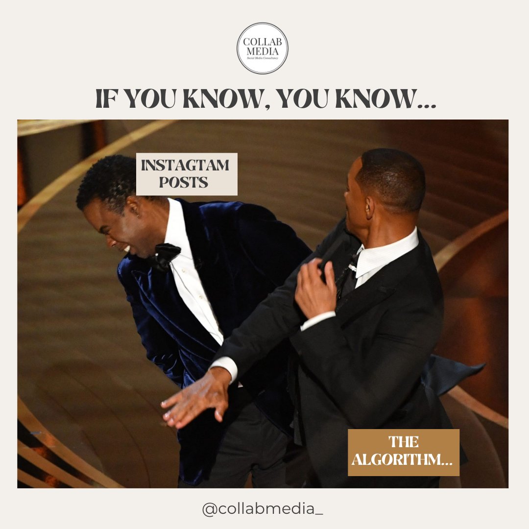 If you know, you know! #Oscars #WillSmith #WillSmack😱 

Help beat the algorithm with help from <a href="/CollabMedia_/">CollabMedia_</a>!