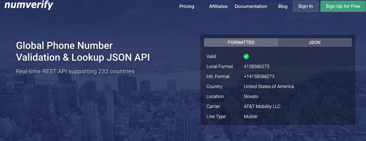 Validation number