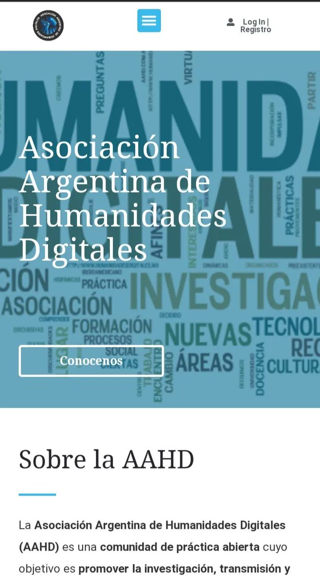 Asociación Argentina de Humanidades Digitales tweet media