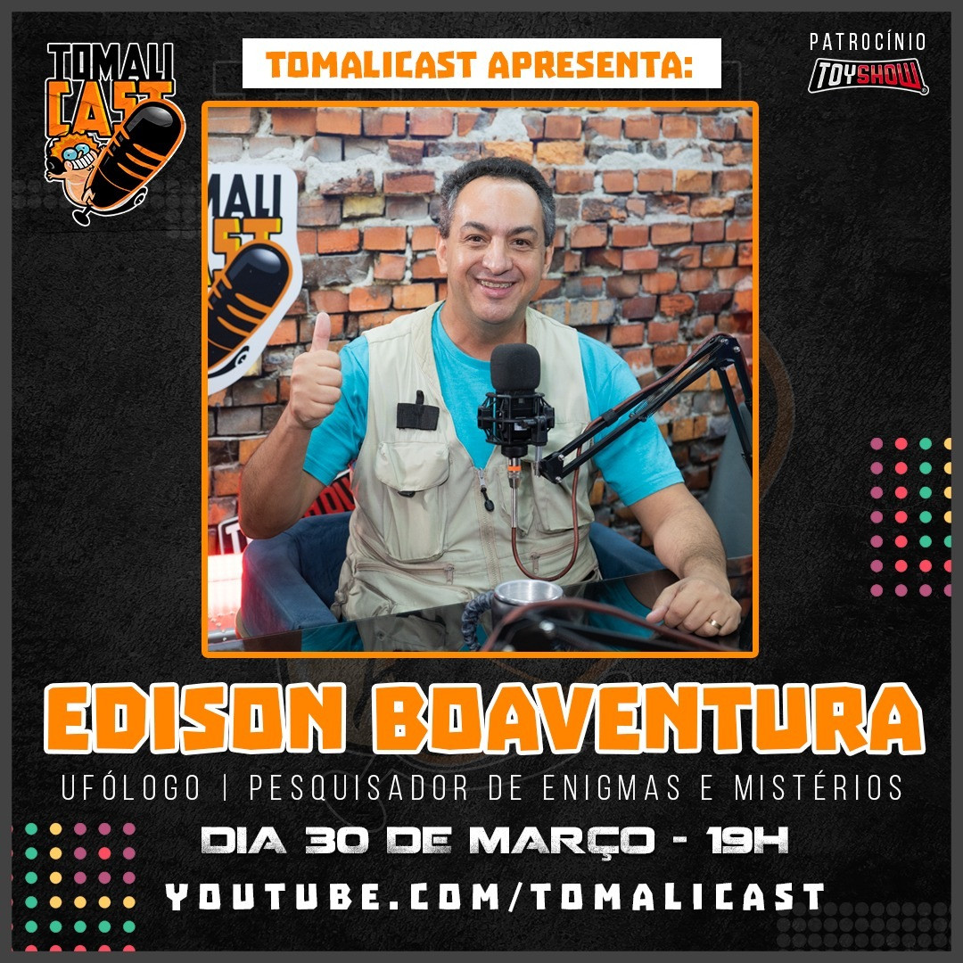 tomalicast's tweet photo. Quarta-feira teremos a participação às 19H do Ufólogo e Pesquisador @edisonbo... https://t.co/IjkE0Jcsce https://t.co/862qrc3VcL