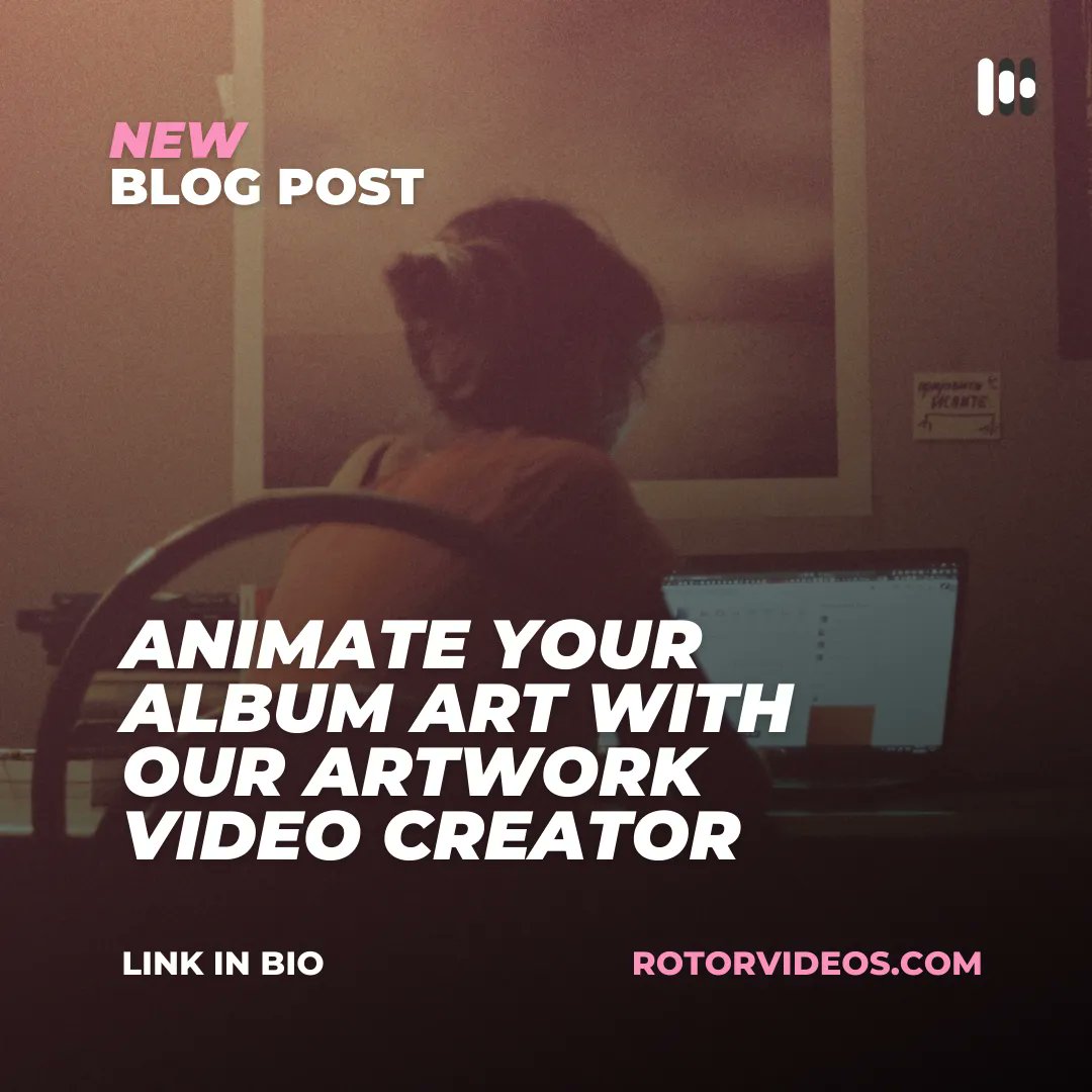 New Blog Post 💥

Why are Artwork videos so important and how can artists get involved without taking time away from creating music. That's where our new Artwork Video creator comes in.

To learn more, check out our blog post 👇
bit.ly/3iFI7W7

#HereForVideo #RotorVideos
