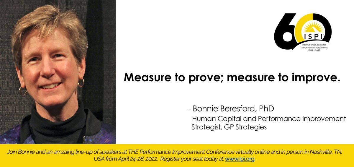 Join Bonnie Beresford in Nashville April 26th @ 4:00
ispi.org/mpage/ISPI_202…
#ISPI60thAnniversary