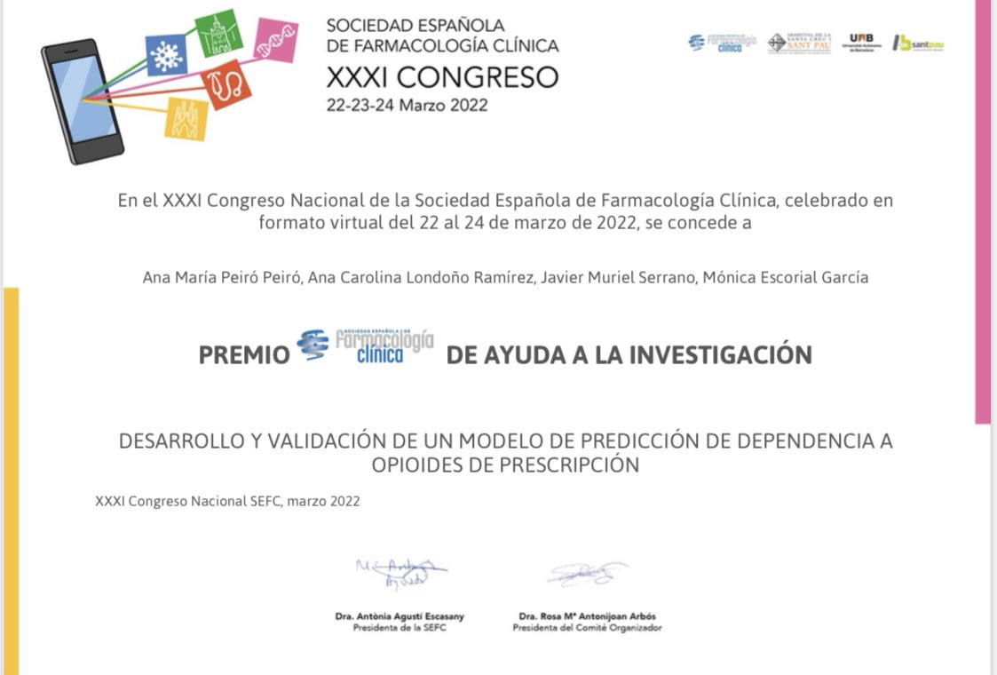 monicut5's tweet photo. Ahora sí! Súper contenta por el premio recibido de la @sefc_news para seguir trabajando en este gran proyecto. Súper team @ampeiro 💪💪💪 @isabial_iis @GVAsalualicante https://t.co/S7bHpNzD3x