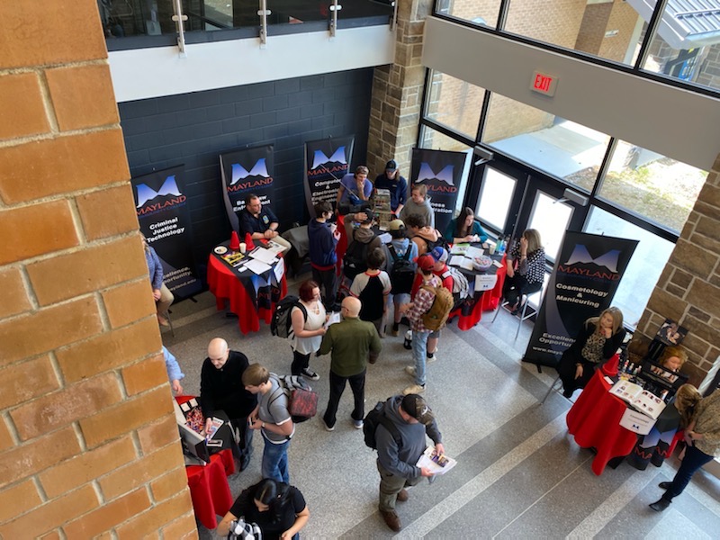 #AveryCTE is so grateful to all of the businesses that participated in our Career Fair Friday, March 25th.  We had nearly 30 businesses and 12 program areas from Mayland present.  There is no shortage of opportunity for our students to enter the world of work.  #CTEforNC