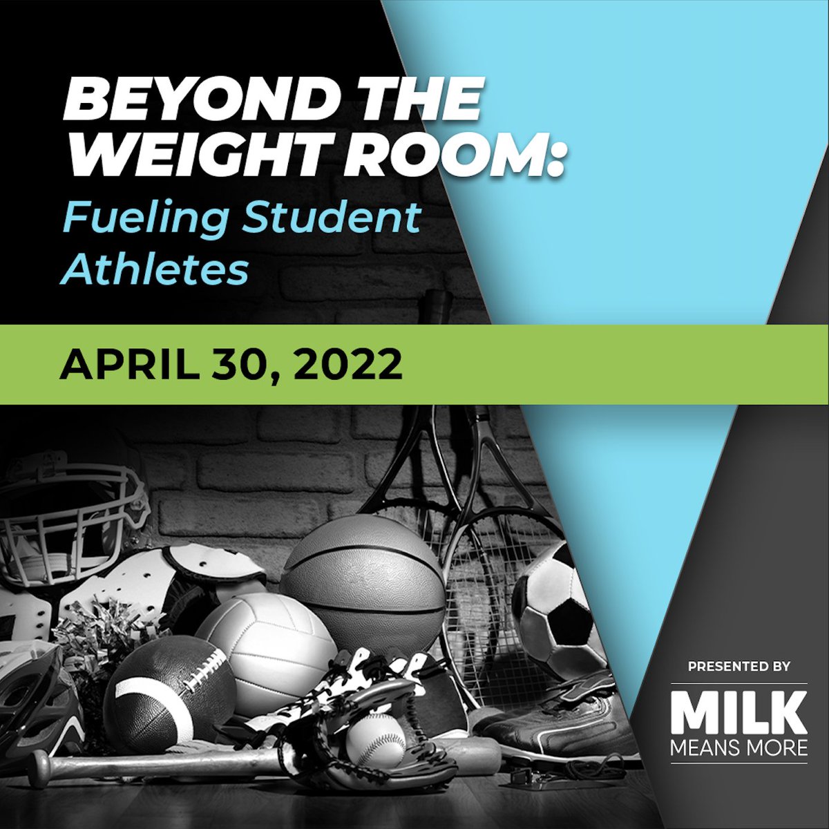 conquerwithmilk's tweet photo. #Coaches and educators! Learn how nutrition and mental health can impact your #studentathletes @MilkMeansMore upcoming Beyond the Weight Room: Fueling Student Athletes Sports Nutrition Summit on 4/30. Learn more &amp; register: https://t.co/hvJDNqSgXJ https://t.co/71Hle0oZKH