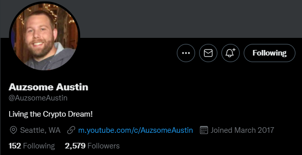 williaaaamp's tweet photo. @Kings_Broadcast @austinahilton @4LTony @cryptojourneyrs @zachhumphries https://t.co/bjCJcyEXeG