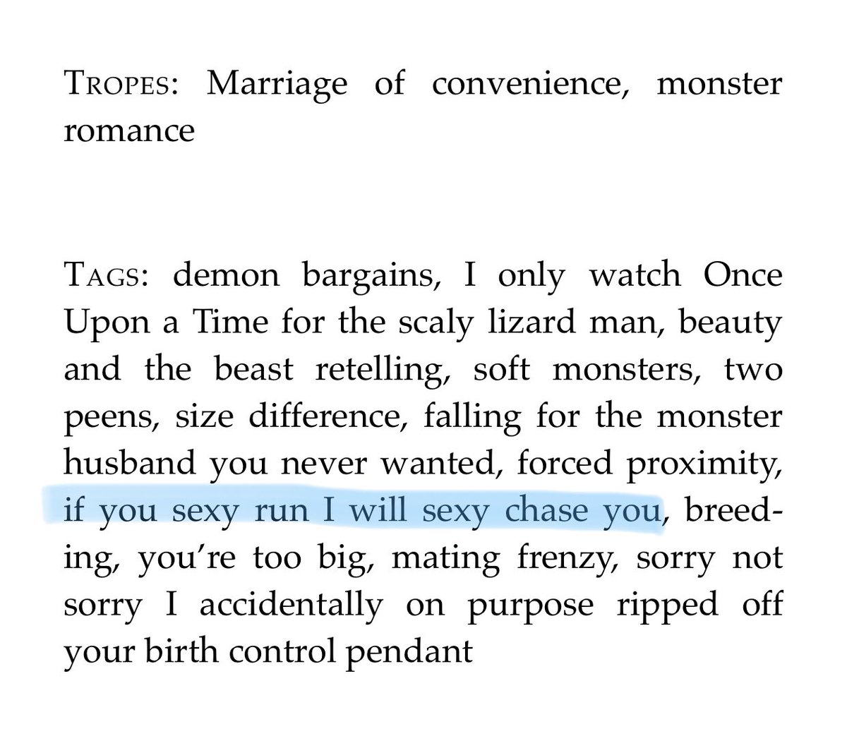 AllFrak's tweet photo. this book isn’t out til tomorrow, and i haven’t read it yet, but not only does it have a GORGEOUS cover, the author (katee robert) has put ao3-style tropes, tags, and cws at the start of the book

more of this, please https://t.co/m5kTlw3BKw