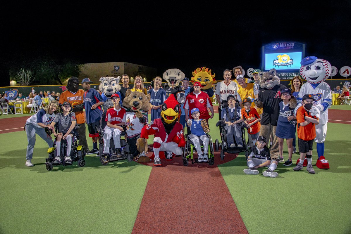 WARM AND FUZZY!

Special thanks to all of the mascots who joined forces to make our 10th Anniversary game so fun. 
<a href="/DbacksBaxter/">D. Baxter the Bobcat</a>⁩ ⁦<a href="/Dbacks/">Arizona Diamondbacks</a>⁩ ⁦<a href="/Suns/">Phoenix Suns</a>⁩ ⁦<a href="/AZCardinals/">Arizona Cardinals</a>⁩ ⁦<a href="/ArizonaRattlers/">Arizona Rattlers</a>⁩ ⁦<a href="/Fiesta_Bowl/">Fiesta Sports Foundation</a>⁩ ⁦⁦<a href="/HowlerCoyote/">Howler the Coyote</a>⁩ ⁦<a href="/CHSscruffy1914/">Scruffy the Wolf</a>⁩