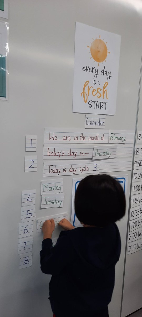 Christina (@crissy285) on Twitter photo Setting up morning routines for your classroom,allows students to organise the classroom and encourage independence. Empower students to organise their plan of the day, arrange the calendar, nominate friends for duties in class. You'll be amazed <a href="/ey_ois/">OIS_EY</a> <a href="/sht22293/">Shrushti Thakore</a> <a href="/CoutinoCeleste/">celeste coutinho</a> Setting up morning routines for your classroom,allows students to organise the classroom and encourage independence. Empower students to organise their plan of the day, arrange the calendar, nominate friends for duties in class. You'll be amazed <a href="/ey_ois/">OIS_EY</a> <a href="/sht22293/">Shrushti Thakore</a> <a href="/CoutinoCeleste/">celeste coutinho</a>