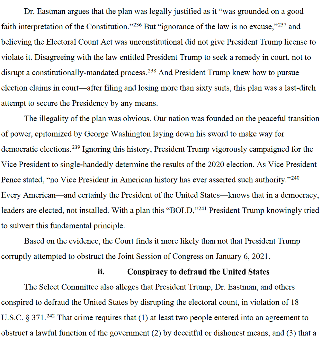 sahilkapur's tweet photo. 👀 U.S. District Judge David Carter: "Based on the evidence, the Court finds it more likely than not that President Trump corruptly attempted to obstruct the Joint Session of Congress on January 6, 2021."

The judge, citing evidence, says Trump-Eastman agreement "likely existed." https://t.co/Ol1Non9846