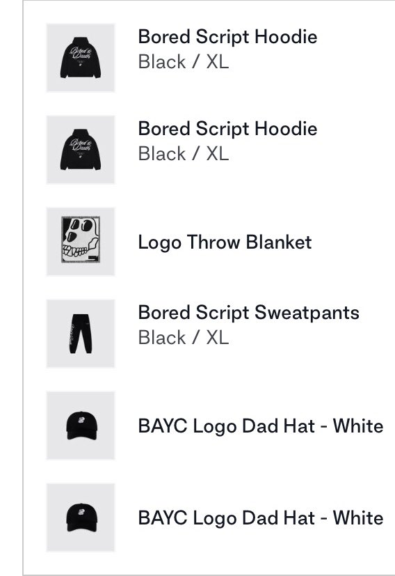 Let's Goooo <a href="/BoredApeYC/">Bored Ape Yacht Club 🍌</a> MERCH!!!!!