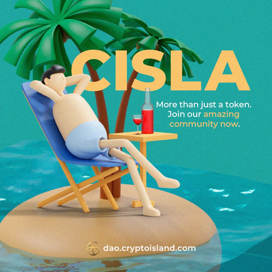 <a href="/BillyM2k/">Shibetoshi Nakamoto</a> Imagine telling your family &amp; friends that you officially co-own an island, to be more specific, a co-owner of Little Whale Cay. A fully operational, #PrivateIsland with its own airplane strip!

#CryptoIslandDao
#CISLA
#islanderelites