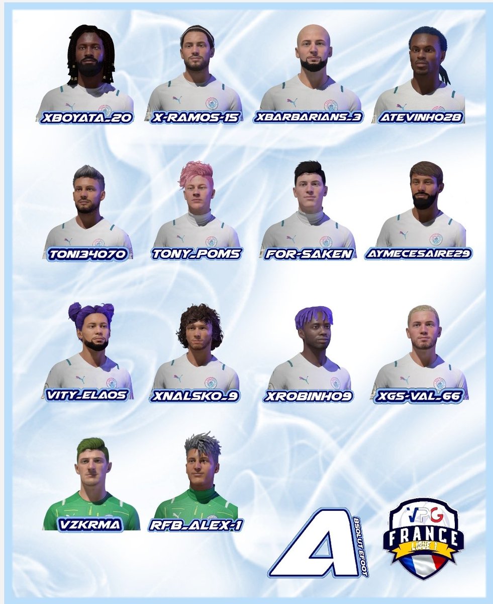 𝗟𝗲𝗚𝗮𝘂𝘁𝗵 🇧🇪 (@boya___20) on Twitter photo Début le compétition <a href="/VPGFrance_/">VPG France</a> L1 ce soir ! ⚪🔵
Voici l'équipe qui nous représentera pour cette saison 2 !
🔵⚪🔵⚪ Début le compétition <a href="/VPGFrance_/">VPG France</a> L1 ce soir ! ⚪🔵
Voici l'équipe qui nous représentera pour cette saison 2 !
🔵⚪🔵⚪