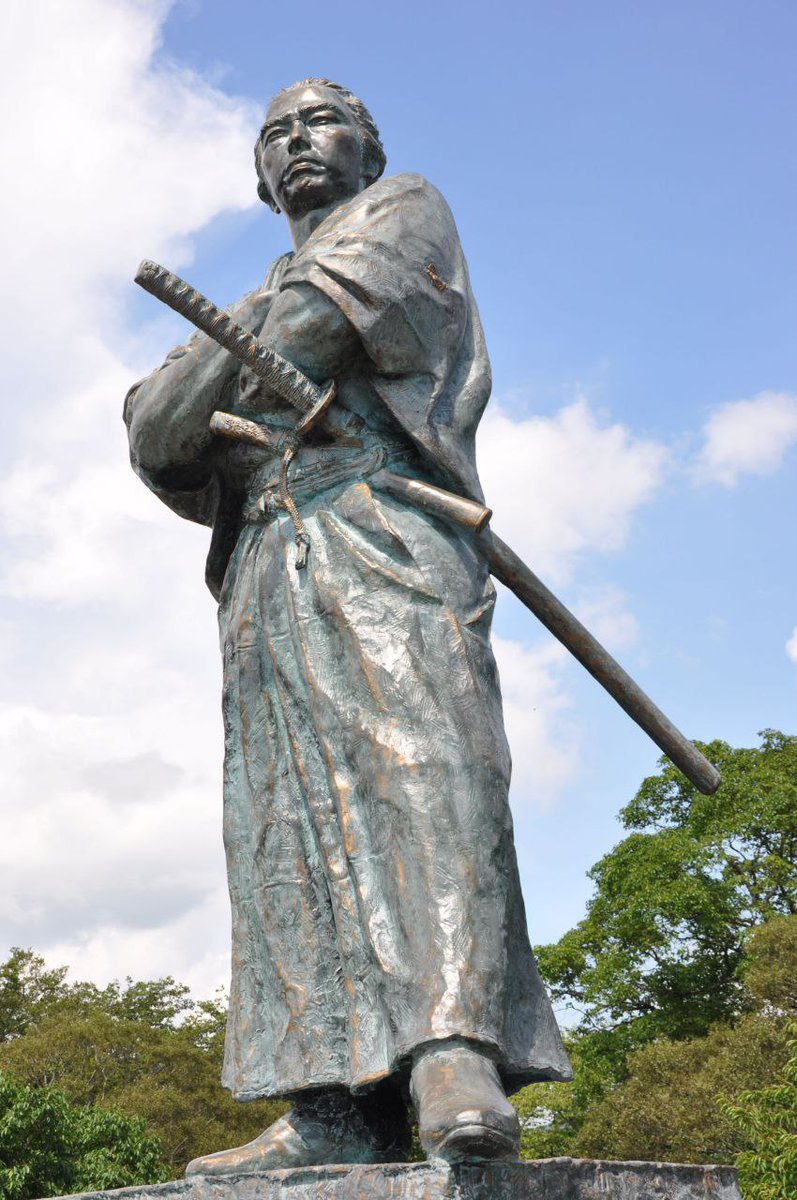 GEACPS_Official's tweet photo. Photo: Statue of Sakamoto Ryōma https://t.co/lOwVsiyfXo