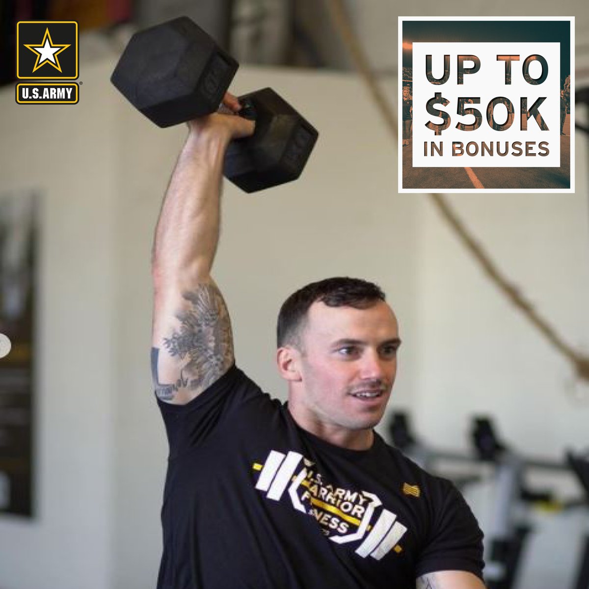 The #Army is a resource that enables success, offers stability and security.

#Soliders can receive up to $50K in enlistment incentives! Did you know Soldiers also receive 30 vacation days annually? Visit <a href="/GoArmy/">GoArmy</a> and #MarchToService &amp; #ServeWithUs!
