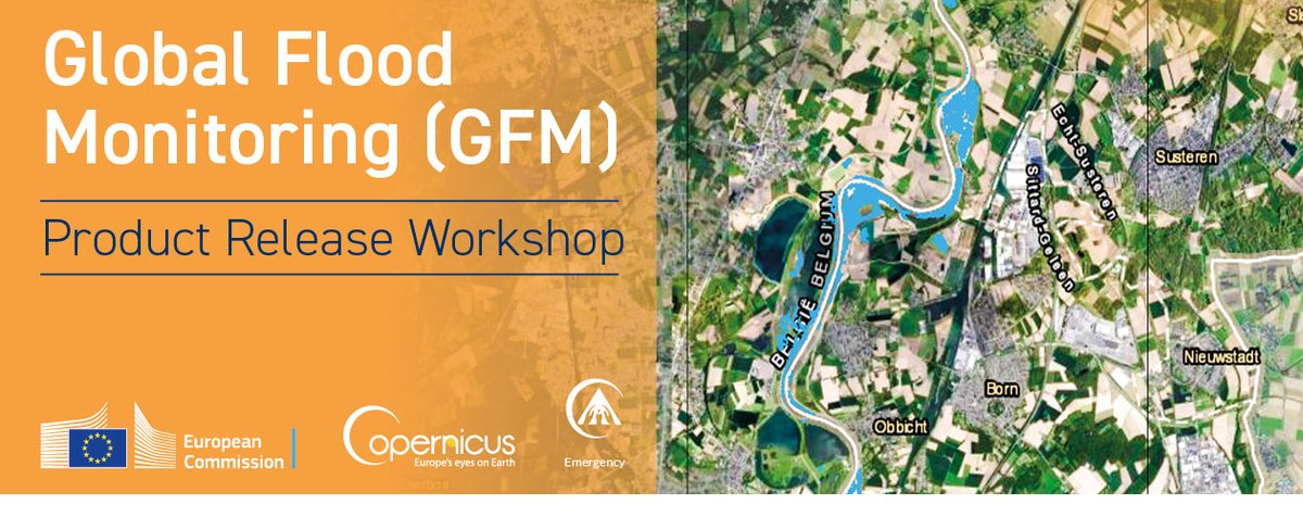 #GFM is a new service in the <a href="/CopernicusEMS/">Copernicus EMS</a> family providing operational continuous, systematic, and automated monitoring for floods at the global scale. 
Register for the introductory workshop here: shorturl.at/ejqCJ