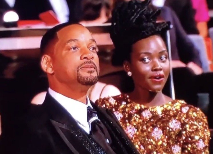 Waiting for a reaction when someone gets triggered ☝️ #WillSmith #Oscars