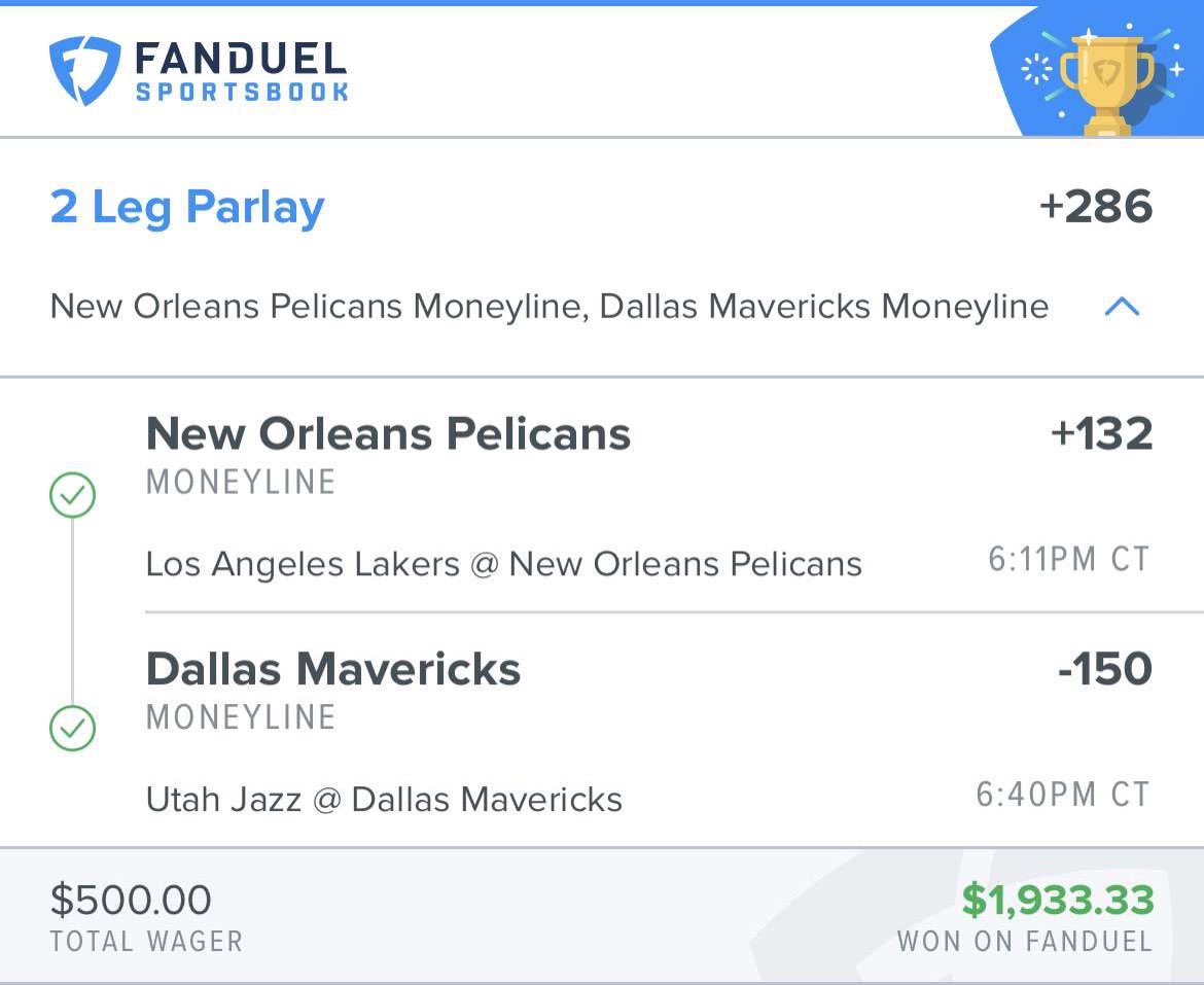 BlindsidePicks's tweet photo. 💎 Kansas ML Live ✅
💎 UNC ML ✅
💎 Celtics ML ✅
💎 76ers +9.5 ❌
💎 Nets ML ❌

Came up short on our Free Pick from yesterday, bounced back with another play 🤝

2 🦵 Parlay
+286
$500 ➡️ $2000 ✅

#GamblingTwitter #NBATwitter https://t.co/9u6KsDDbAg