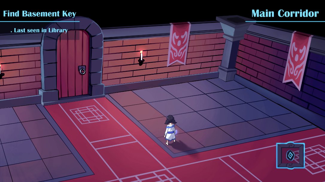 IndieDB's tweet photo. The stealth puzzle-platformer Royal Skedaddle reveals their heroine:

@red_rubrum 
 
https://t.co/WMvhlqMwSS https://t.co/lNwHWZHUku