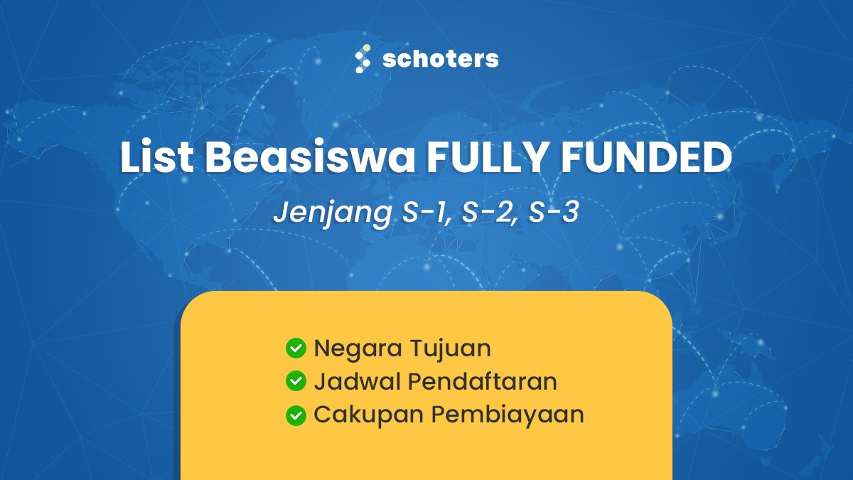 Follow IG @Schoters Buat Persiapan Study Abroad tweet media