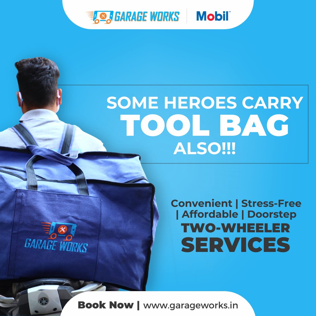 GarageWorks33's tweet photo. Our expert mechanics are always ready to serve you.
Get stress-free, trustworthy, and convenient two-wheeler services at your home!
Book Now
https://t.co/XUwxMno6ht
#garageworks #doorstepservice #twowheelerservices #servicingathome https://t.co/ACwwzzwAvL