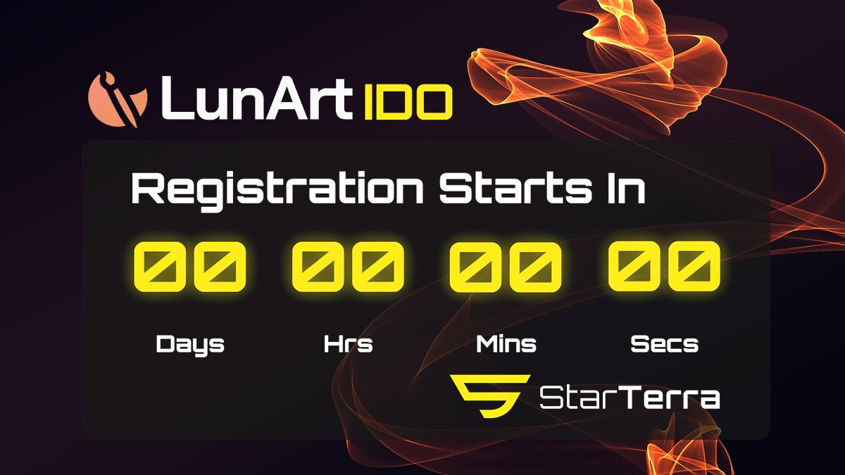 LunArt_NFT's tweet photo. Ladies and Gentleman, we are live! 

Very proud to report our IDO on @StarTerra_io is underway.

Here's the details:
https://t.co/OHa0O6cHeF

Come get some $ARTS :) https://t.co/bqe7awJdKR